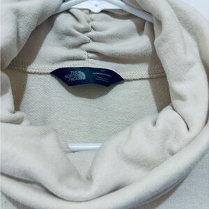 The North Face Women's Beige Sweater/Sweatshirt Small, Drawstring Waistline, EUC